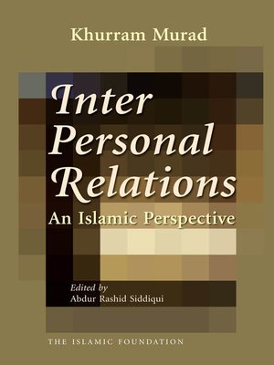 cover image of Interpersonal Relations